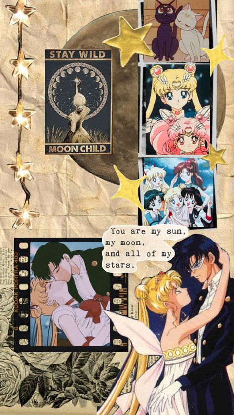 sailor moon>> 🥹🤍✨ Sailor Moon Collage Wallpapers, Aesthetic Papers, Sailors Scouts, English Lines, Pink Snacks, Goth Anime, Sailor Moon Fashion, Sailor Guardians, Sailor Moon S