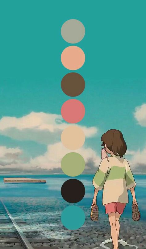 Movie Color Palette, Miyazaki Art, Ghibli Artwork, Studio Ghibli Movies, Studio Ghibli Art, Wall Papers, 5 Anime, Ghibli Art, Ghibli Movies