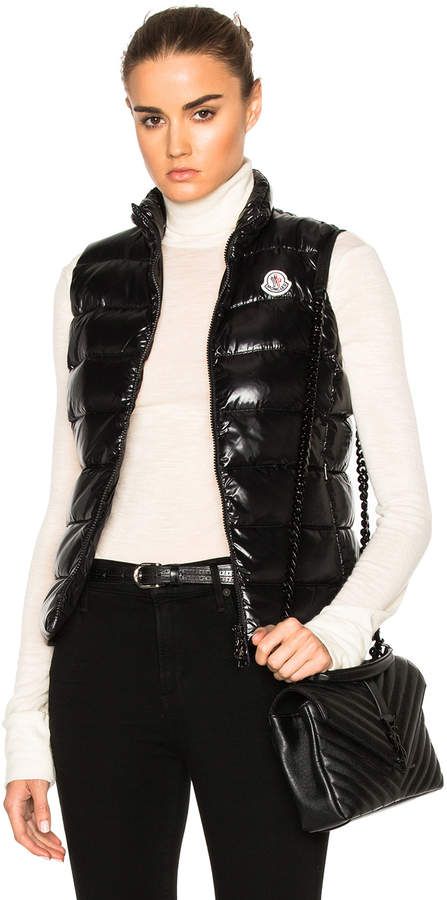 #affiliatead -- Moncler Ghany Gilet Vest in Black | FWRD -- #chic only #glamour always Vest Women Outfit, Moncler Vest, Find A Way, Vest Outfits, Down Vest, Working Woman, Cool Suits, Mom Style, Quilted Jacket