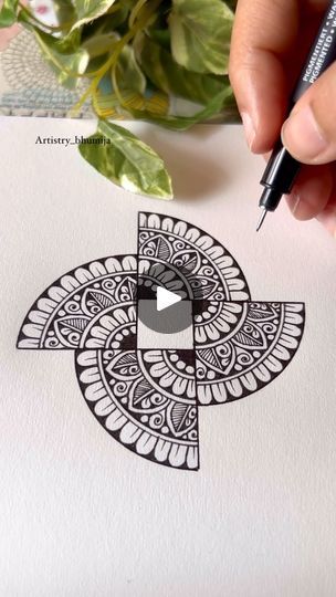 Mandala Zentangle Art, Geometric Designs Art Creative, Simple Patterns To Draw, Mandala Art Drawing Creative, Mandala Drawing Tutorial, Mandala Art Ideas Creative, Celtic Knot Tutorial, Simple Mandala Art, Easy Patterns To Draw