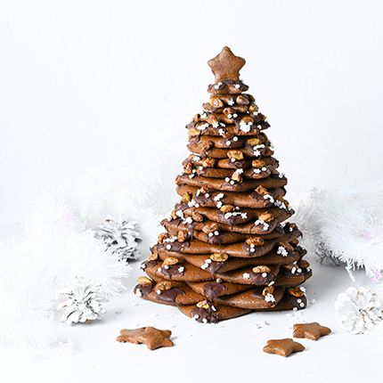 Christmas Tree Cookies Organic Gluten Free Recipes, Gluten Free Symbol, Cookie Tower, Soft Baked Cookies, Gingerbread Christmas Tree, Recipes Baking, Soft Bakes, Tree Cookies, Puffed Rice