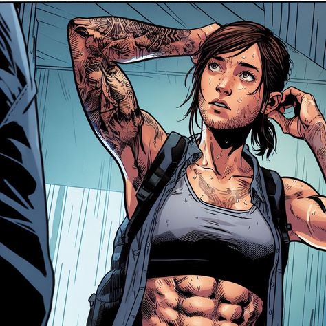 Strong Women Reference, Muscular Woman Art, Tomboy Art, Muscle Motivation, Buff Women, Workout Inspo, Kristen Stewart Style, Ellie Williams, Girl Dinner