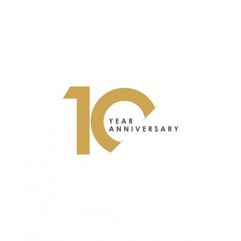 Anniversary Design Graphic, 10 Anniversary Logo, Number 10 Design, 20 Years Logo, 100 Years Logo, 100 Logo Design, 20th Anniversary Logo, 10 Logo Design, Logo Aniversario