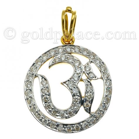 Om Pendent, Om Pendant, Pendant Ring, Precious Jewels, Gold Stone, Religious Jewelry, Pendant Rings, Diamond Clarity, Gold Pendant