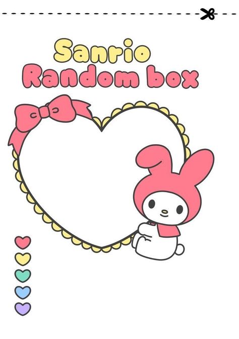 Sanrio Blind Bags, Paper Blinds, Paper Toy Printable, Hello Kitty Crafts, Paper Dolls Diy, Random Box, Paper Toys Template, House Items, Bling Bags