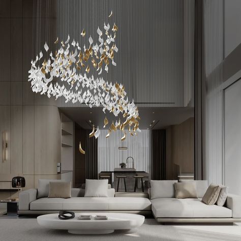 Luxury Lighting Chandeliers, Decor Leaves, Pendant Lamp Dining, Florida Interior Design, Handmade Chandelier, Living Room Essentials, Store Interiors, Diy Chandelier, Decor Luxury