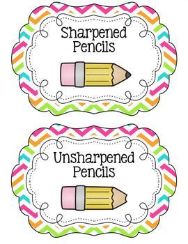 free chevron classroom labels with pictures | Chevron Pencil Bucket Labels Sharp And Dull Pencil Labels Free, Pencil Labels, Teaching Organization, Desk Layout, Classroom Organisation, Classroom Labels, Teaching Supplies, 3rd Grade Classroom, 2nd Grade Classroom