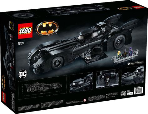 LEGO Batman 1989 Batmobile (76139) Officially Announced - The Brick Fan Batmobile Toy, 1989 Batmobile, Lego Batmobile, 1989 Batman, Batman 1989, Lego Shop, Batman Toys, Batman Figures, Lego Store