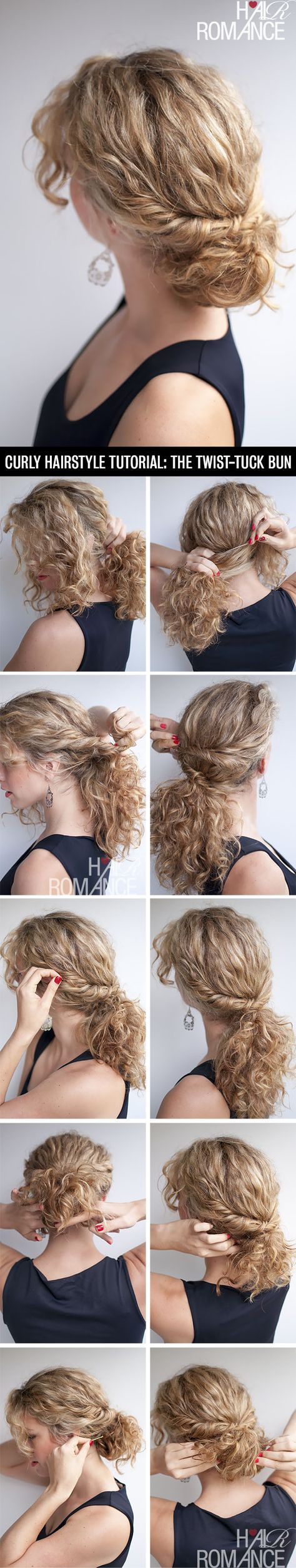 So pretty for curly hair. Hair Romance Curly, Wedding Hairstyles Tutorial, Hair Romance, Curly Hair Tutorial, Fishtail Braid, Curly Hair Tips, Hair Skin, Hair Dos, Curly Hair Styles Naturally