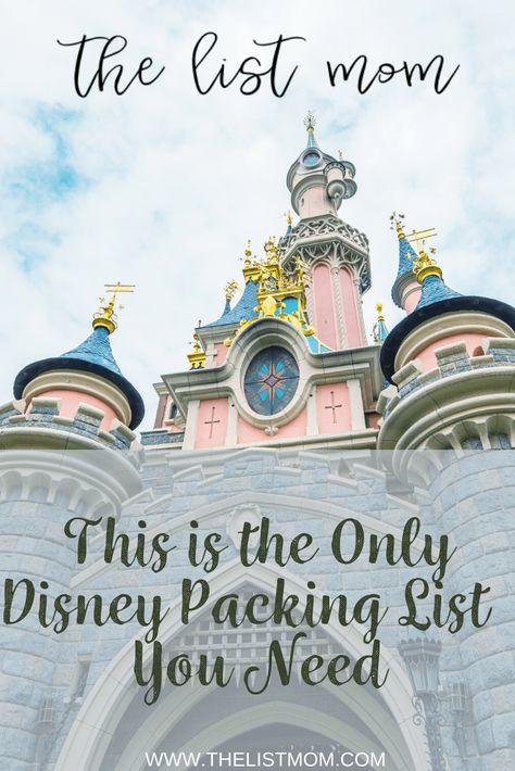 Disneyworld Packing Checklist, Disney Family Packing List, Magic Kingdom Packing List, Ultimate Disney World Packing List, Disney World Packing List Printable, Family Trip Packing List, Disney Trip Must Haves Packing Lists, Disney Vacation Packing List, Disney World Packing List For Kids