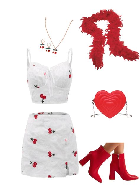 Cherry Themed Outfit Harry Styles, Harry Styles Outfits Inspiration Summer, Harry Styles Concert Outfit Dress, Hs Lot Outfit Ideas, Diy Harry Styles Outfits, Outfit For Harry Styles Concert, Harry Styles Themed Outfit, Concert Outfit Ideas Harry Styles, Hslot Outfit Ideas Summer