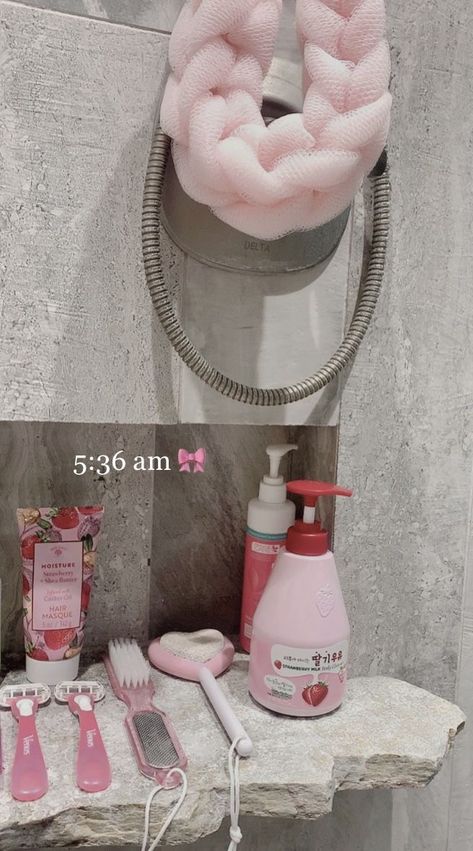 Song Jia Pink, Girly Self Care, Sanrio Flowers, Dove Lotion, Pink Self Care, Outfits Hawaii, Glossier Bag, Hawaii Sea, Fruit Cereal