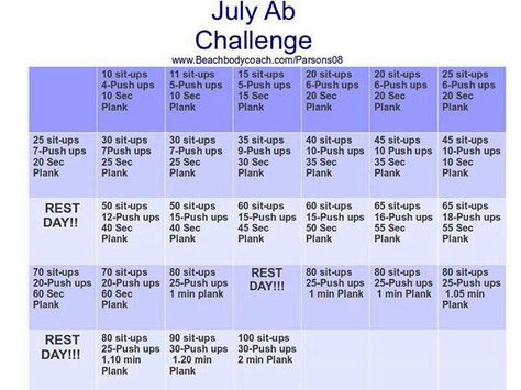 I know it's already July 6, but better late then never. who is with me? Who is going to do this challenge with me? July Ab Challenge, 5 Minutes Workout, July Workout, Best Ab Exercises, Month Workout Challenge, Health Diet Plan, Ab Challenge, Ab Work, Abs Challenge