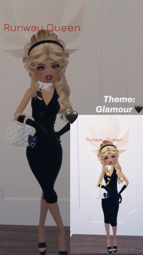 Theme: Glamour 🖤 Formal Dress To Impress Game, Glamour Dress To Impress Roblox Game, Dress To Impress Outfits Roblox Game Theme Glamour, Dti Theme Glamour, Dti Roblox Glamour, Award Show Outfits Dress To Impress, Dress To Impress Theme Glamour, Glamour Dress To Impress Outfit, Dress To Impress Glamour Theme