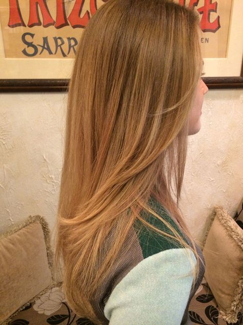 Honey wheat blonde by Chelsea Vowell: Winter-appropriate, rich blonde Honey Wheat Blonde Hair, Wheat Hair Color, Wheat Blonde Hair, Wheat Blonde, Strawberry Blonde Hair Color, Neutral Blonde, Honey Wheat, Honey Blonde Hair, Strawberry Blonde Hair