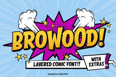 Superhero Font, Comic Book Font, Comic Display, Book Cartoon, Comic Font, Cartoon Font, Best Comic Books, Best Superhero, Display Fonts