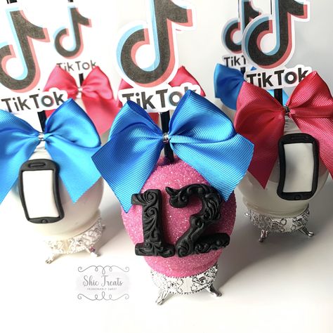 Birthday Tiktok, Tiktok Candy, Tiktok Theme, Tiktok Party, Themed Treats, 13 Birthday, Princesa Tiana, Tic Toc, 13th Birthday