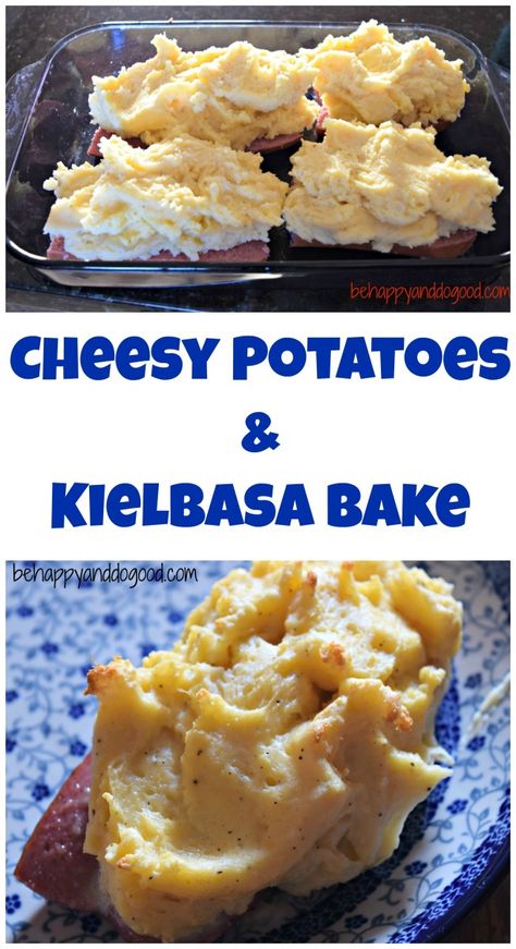 Cheesy Potatoes and Kielbasa Bake: A Winning Combination! Kielbasa Bake, Potatoes And Kielbasa, Kilbasa Sausage Recipes, Potato Pizza Recipe, Potato Recipes Crockpot, Kielbasa And Potatoes, Creamy Potatoes, Kielbasa Recipes, Sausage Dishes