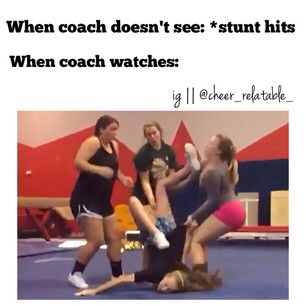 Right Hurdler Cheer, Funny Cheer Quotes, Things Only Cheerleaders Understand, Cheer Fails, Cheer Flexibility, Cheer Funny, Cool Cheer Stunts, Cheer Memes Funny, Cheerleading Memes Funny