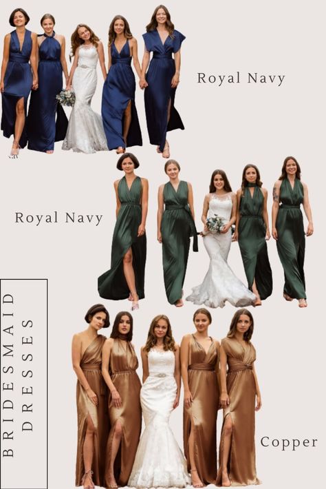 Multiway Dress, Rust Bridesmaid Dress, Navy Royal Blue Silk Bridesmaid Dress, Satin Bridesmaid Dress, Infinity Dress Silk Bridesmaid Dresses Long Copper Bronze Brown Evening Dress, Silk Bridesmaid Dress Green Long Evening Formal Bridesmaid Dresses Long Green Bridesmaid Dresses, Copper Bridesmaid Dresses, Brown Evening Dresses, Multiway Bridesmaid Dress, Rust Bridesmaid Dress, Silk Bridesmaid Dresses, Multiway Dress, Winter Bridesmaid Dresses, Formal Bridesmaids Dresses