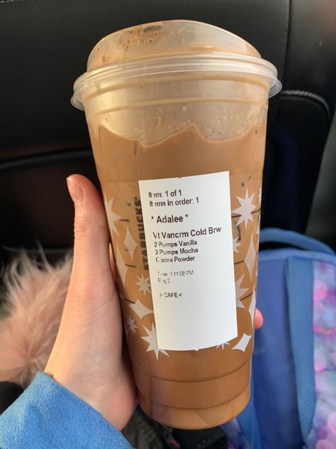 Starbucks Cold Brew Drinks, Expensive Starbucks Drinks, Starbucks Cold Brew Drinks To Order, Cold Brew Starbucks Order, Venti Starbucks Drinks, Starbucks Order, Starbucks Venti Drinks, Venti Cold Brew Starbucks Drinks, Vanilla Cold Brew Starbucks Order