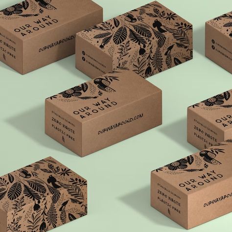 52 outside-the-box design ideas for your next packaging - 99designs Sustainable Packaging Ideas, Eco Packaging Design, Kraft Box Packaging, Accessibility Design, Paper Bag Design, Packaging Design Trends, Packaging Food, Eco Packaging, Creative Box