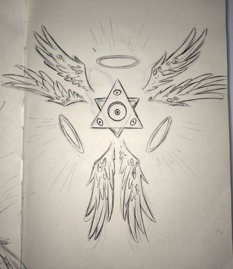 Angel Sketch, Magic Runes, Angel Drawing, Posca Art, Next Tattoo, Easy Drawings Sketches, Cute Doodles Drawings, White Tattoo, Concept Art Drawing