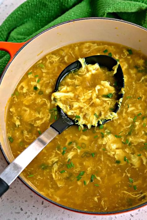 Egg Drop Soup Easy, Small Town Woman, Egg Drop Soup, Egg Drop, Easy Eggs, Low Sodium Chicken Broth, Chinese Dishes, Sesame Oil, Dinner Tonight