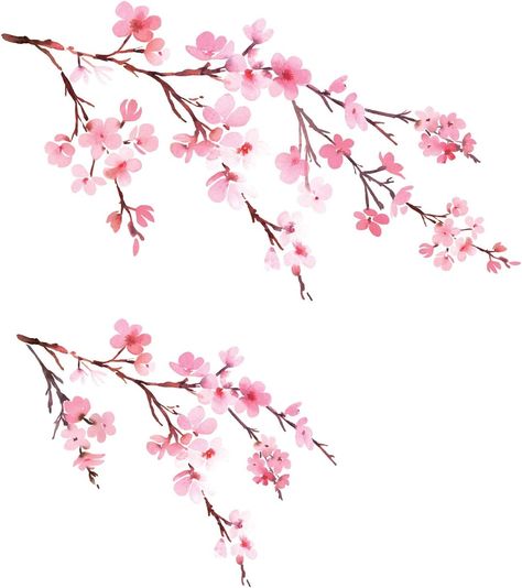 Kids Wall Stickers, Wall Stickers For Kids, Cherry Blossom Painting, Floral Wall Decals, Cherry Blossom Art, Stickers For Kids, Cherry Blossom Tattoo, Blossom Tattoo, Floral Branch