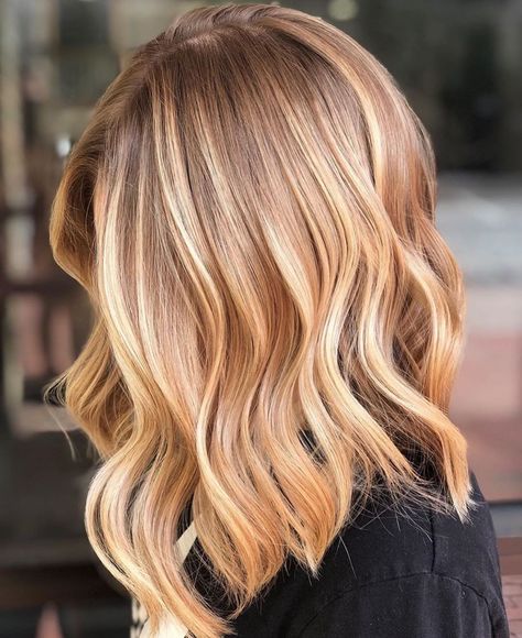 Education & Inspiration on Instagram: “Golden Blonde ✨ by @theholistichair . . . #balayage #babylights #blonde #balayagehair #blondehair #balayagehighlights #balayageandpainted…” Fake Blonde, Blonde Hair Balayage, Babylights Blonde, Copper Blonde Hair, Strawberry Blonde Hair Color, Dyed Blonde Hair, Honey Blonde Hair, Strawberry Blonde Hair, Education Inspiration