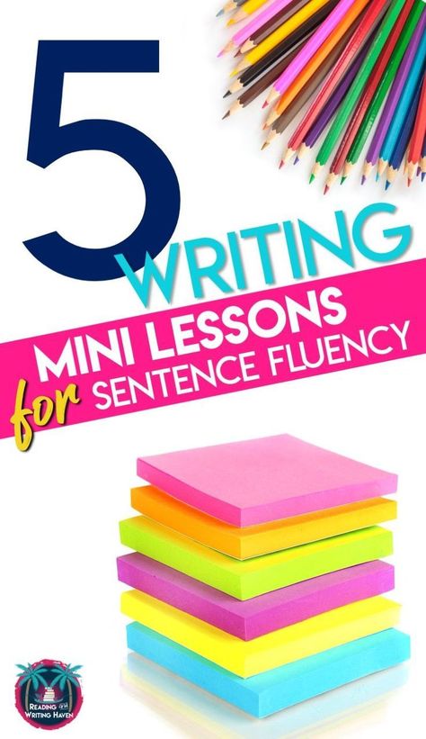 Sentence Fluency, Educational Therapy, Writing Mini Lessons, 2023 School, Arts Classroom, Secondary Classroom, Middle School Writing, Elementary Writing, High School Ela