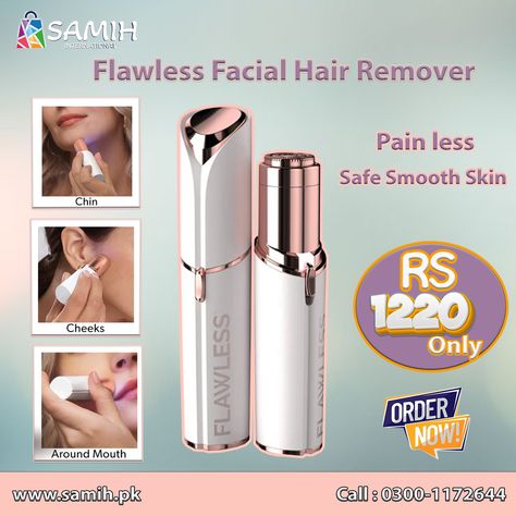 Flawless Facial Hair Remover. Rs.1,220 Only. Order Now on WhatsApp or Visit www.greet.pk #techno #followersreels #allinclusive #everyoneactive #technologyjobs #technologycompany #trendingnow #foryouシ #Trend #everyone #newsfeed #technology #allinclusive #LatestNews #OnlineBusiness #easytools #foryouシ #followerseveryone #allfollowing #drainhacks #all #followers #trendingpost #ordernow #cookinghacks #foryouシ #trendingitems #technology #technews Flawless Facial Hair Remover, Facial Hair Remover, Facial Hair Removal, Hair Remover, Facial Hair, Smooth Skin, Trending Now, Hair Removal, Order Now