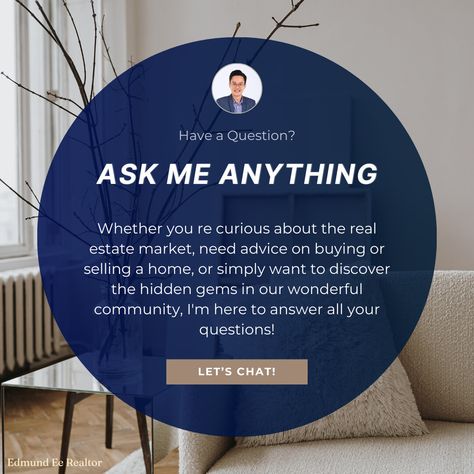 Need to know anything about Real Estate? Whether you’re curious about the real estate market, need advice on buying or selling a home, or simply want to discover the hidden gems in our wonderful community, I’m here to answer all your questions! I am just a message away. #singapore #realtor #realestate #realestateforlife #homeownrealtor #realestateagent #realestateexpert #homeforsale #listing #virtualtour #referrals #buysell #singaporerealestate #edmundee #edmundeerealtor #propnex #property... Real Estate Coaching, Selling A Home, Selling House, Hidden Gems, Real Estate Marketing, Real Estate Agent, Need To Know, Real Estate, Gems