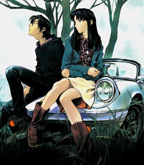 immloveanime:  Carmine - Digital Art Collection#WoOF Misato And Kaji, Art Manga, Aesthetic Tumblr, Genesis Evangelion, Neon Genesis, Neon Genesis Evangelion, Art Collection, Digital Art, Neon