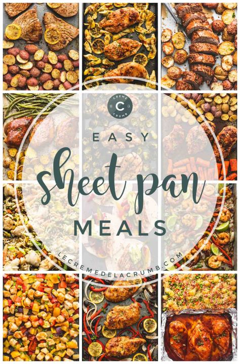 Sweet Fire Chicken, Honey Balsamic Chicken, Sheet Pan Meals, Baked Greek Chicken, Baked Lemon Chicken, One Pan Meal, Recipe Hacks, Dinners Recipes, Quick Pasta Recipes