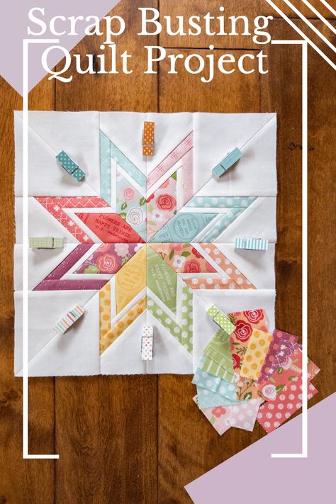 Stash Buster Quilts Free Pattern, Scrap Busting Sewing Projects, Scrap Buster Sewing Projects, Fabric Stash Buster, Quilting Patchwork, Scrappy Quilt Patterns, Scrap Busters, Stash Buster, Scrap Quilt