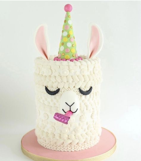 Llama Cakes, Aesthetic Pastry, Lover Cake, Llama Cake, Bespoke Cakes, Pastry Ideas, Cake Designs For Girl, Peanut Butter Mug Cakes, Llama Face