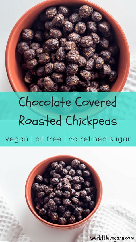 Chickpea Snacks, Healthy Afternoon Snacks, High Protein Desserts, Source Of Protein, Snack Craving, Healthy Vegan Snacks, Afternoon Snack, Roasted Chickpeas, 4 Ingredient