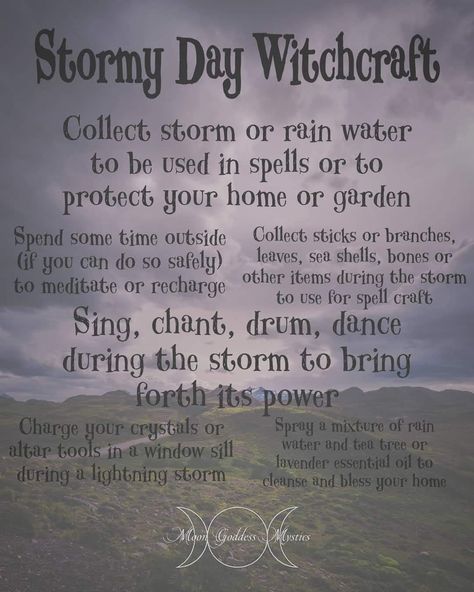 Rain Spell, Witchcraft Spells For Beginners, Water Witch, Spells For Beginners, Witch Rituals, Wiccan Magic, Elemental Magic, Magic Spell Book, Eclectic Witch