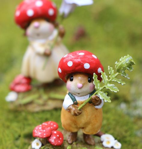 Spring Designs, Wee Forest Folk, Fairy Friends, Fairy Garden Houses, Fairy Garden Diy, Clay Art Projects, Spring Design, Forest Friends, Miniature Fairy Gardens