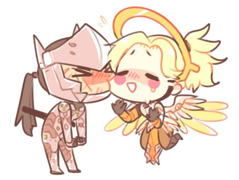 Mercy Genji, Genji And Mercy, Genji X Mercy, Mercy X Genji, Mercy Fanart, Genji Mercy, Mai Waifu, Genji Shimada, Ahri Lol