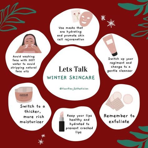 6 important tips to help your winter skincare regiment Skin Care Education, December Esthetician, Esthetician Holiday Quotes, Christmas Skincare Aesthetic, Holiday Esthetician Post, Christmas Skincare Quotes, Christmas Esthetician Post, Winter Skincare Tips, Thanksgiving Skincare