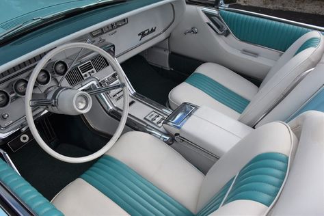 1965 Ford Thunderbird | Ideal Classic Cars LLC Thunderbird Car, Studebaker Trucks, Old American Cars, Inside Car, Car Console, Old Vintage Cars, Car Interior Design, Old School Cars, Best Classic Cars