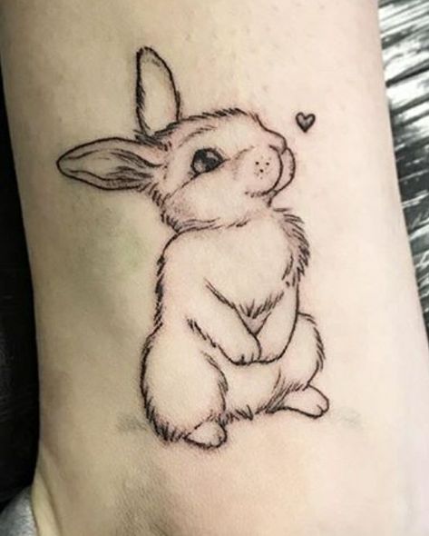 Hase Tattoos, Bunny Rabbit Art, Pitbull Tattoo, Daffodil Tattoo, Private Tattoos, Rabbit Tattoo, Pumpkin Tattoo, Bunny Watercolor, Bunny Tattoos