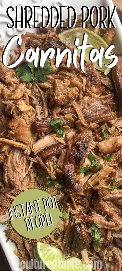 Easy Pork Carnitas, Instant Pot Carnitas Recipe, Instant Pot Pork Carnitas, Instant Pot Carnitas, Pork Carnitas Recipe, Carnitas Recipe, Pork Carnitas, Instant Pot Pork, Pork Recipe