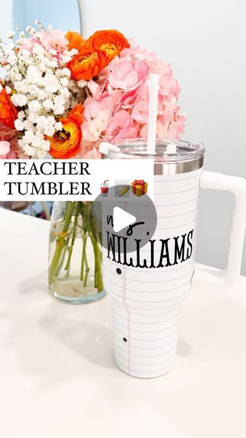 Shelby Parks on Instagram: "So cute and less than $10!!

These tumblers make great Back-to-School teacher gifts or stock up now for Teacher Appreciation gifts later on down the line! 

Which design is your favorite?! 

*Comment CUP for a link to the cups and font sent to your inbox 💌

#backtoschool #diygifts #teachergift #teachergifts #diygiftideas #summerfinds #firstdayofschool #roommom #momdiy #michaelsstores #makeitwithmichaels" Room Mom, Teacher Notebook, School Teacher Gifts, Mom Diy, Michael Store, Notebook Paper, Appreciation Gifts, Teacher Appreciation Gifts, School Teacher