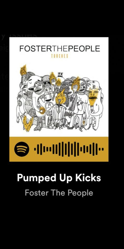 Pumped Up Kicks Song, Spotify Codes Songs, Spotify Codes, Foster The People, Song Cover, Ramin Karimloo, Spotify Code, Love Collage, Cage The Elephant