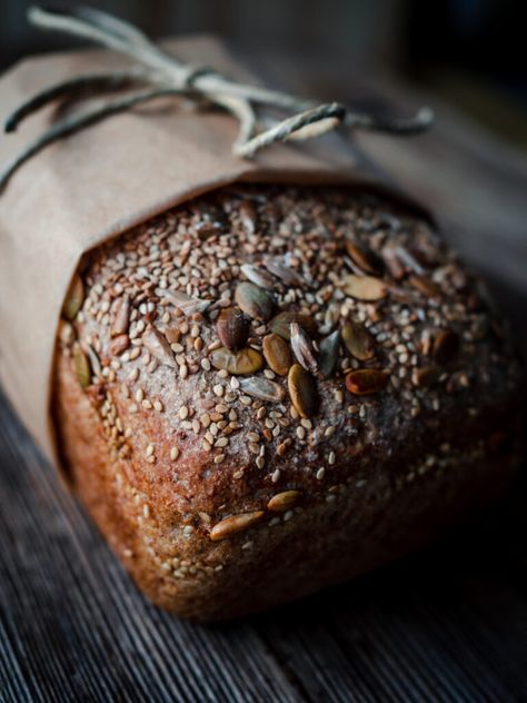 Multigrain Bread Recipe, Bread Photography, Multi Grain Bread, Yeast Recipes, Wheat Bread Recipe, Artisan Breads, Homemade Breads, Baking Stuff, Grain Bread