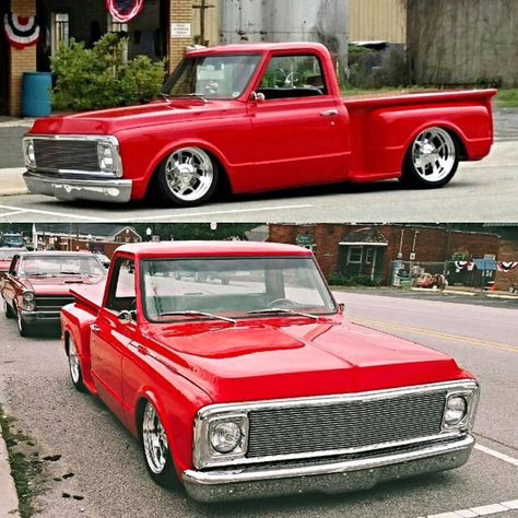 Chevy Trucks Lowered, 67 72 Chevy Truck, Chevy Stepside, 72 Chevy Truck, Silverado Truck, Vintage Pickup, Lowrider Trucks, Dropped Trucks, C10 Chevy Truck