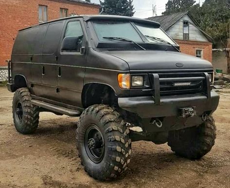 Silverado Accessories, Lifted Van, 4x4 Camper Van, Gmc Vans, 6x6 Truck, Bug Out Vehicle, Chevy Van, 4x4 Van, Van Build